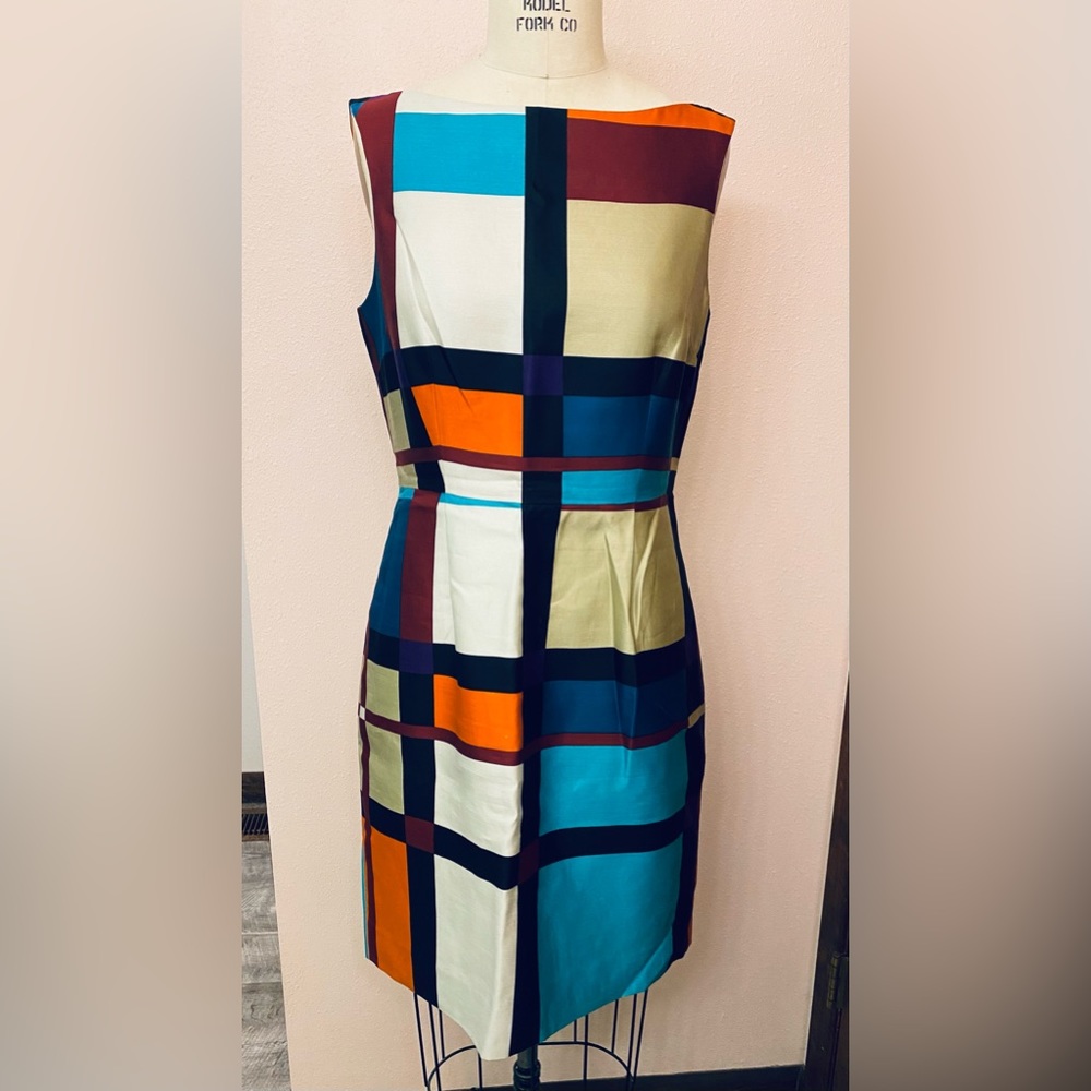 Kate Spade geometric pattern shift dress